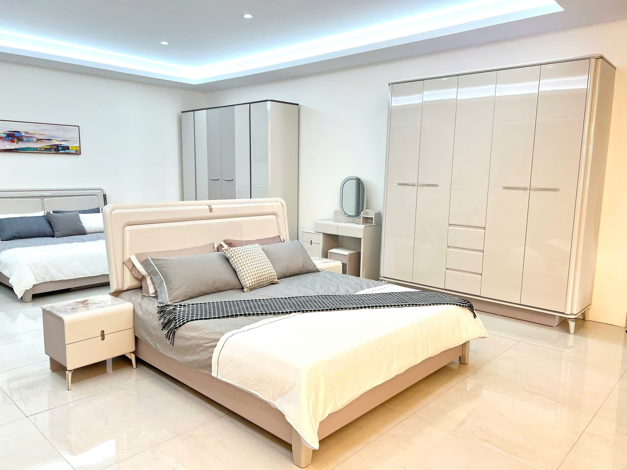 BỘ GIƯỜNG TỦ HIỆN ĐẠI HIGH GLOSS