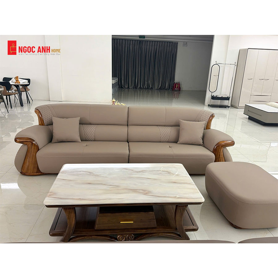 SOFA NHẬP KHẨU DA SIÊU SỢI